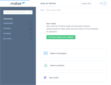 Tablet Screenshot of help.mailee.me